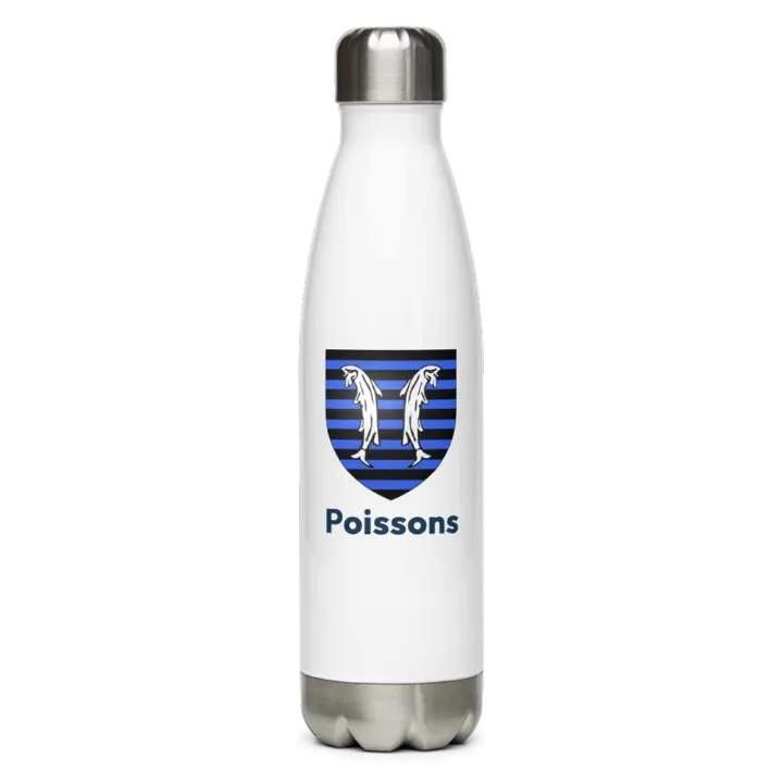Gourde inox — blason de Poissons