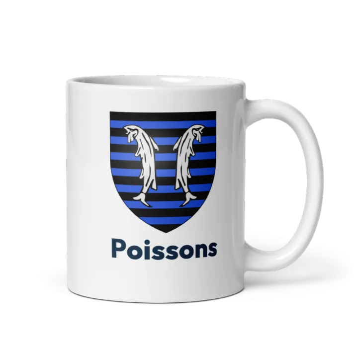 Mug blason de Poissons