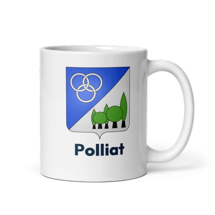 Mug blason de Polliat
