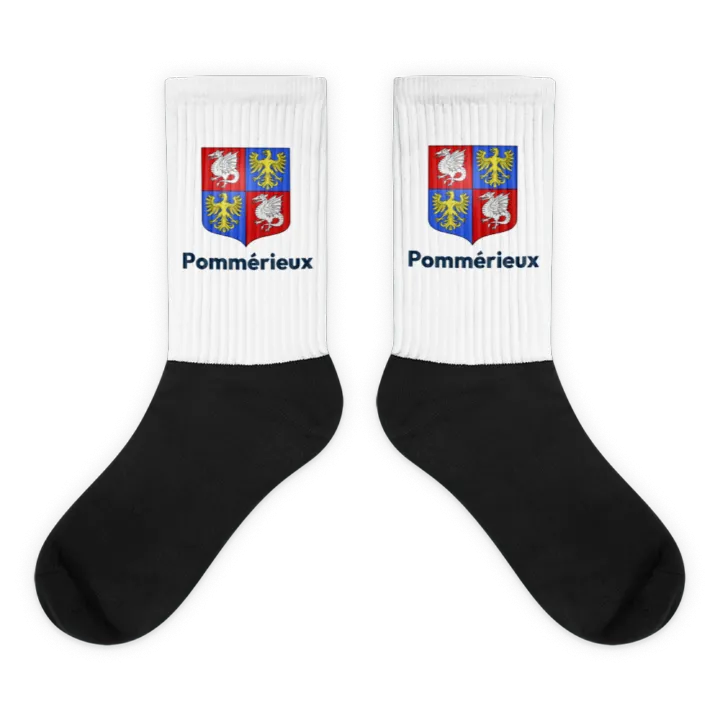 Chaussettes — blason de Pommérieux