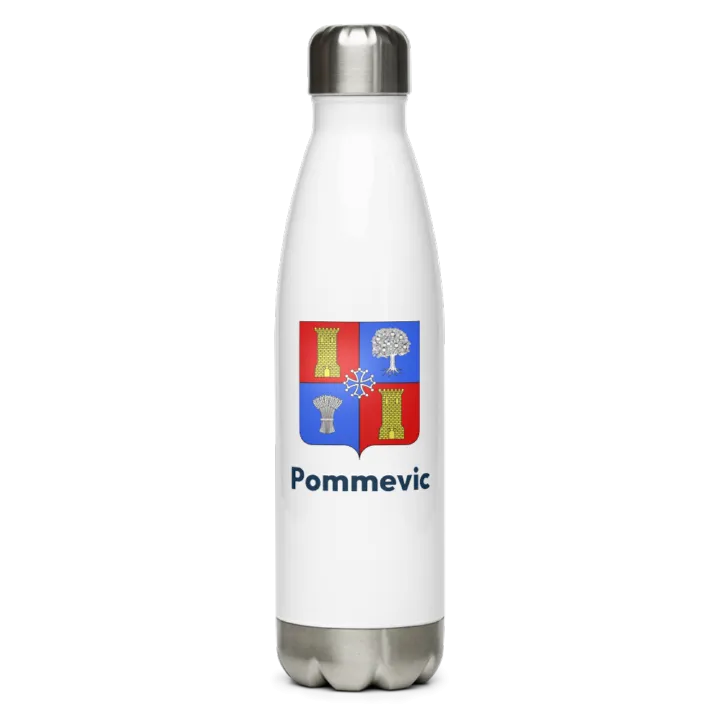 Gourde inox blason de Pommevic