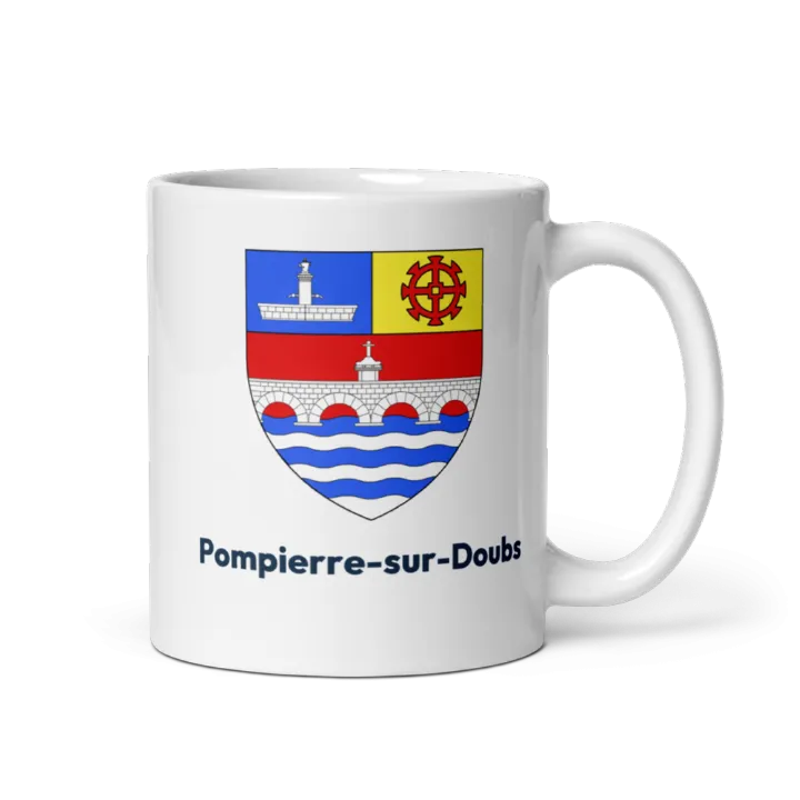 Mug blason de Pompierre-sur-Doubs