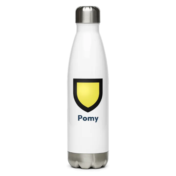 Gourde inox blason de Pomy