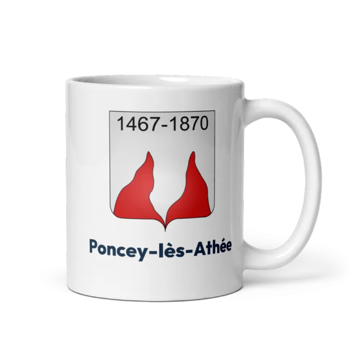 Mug blason de Poncey-lès-Athée