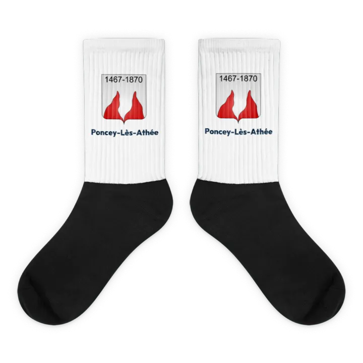 Chaussettes — blason de Poncey-lès-Athée