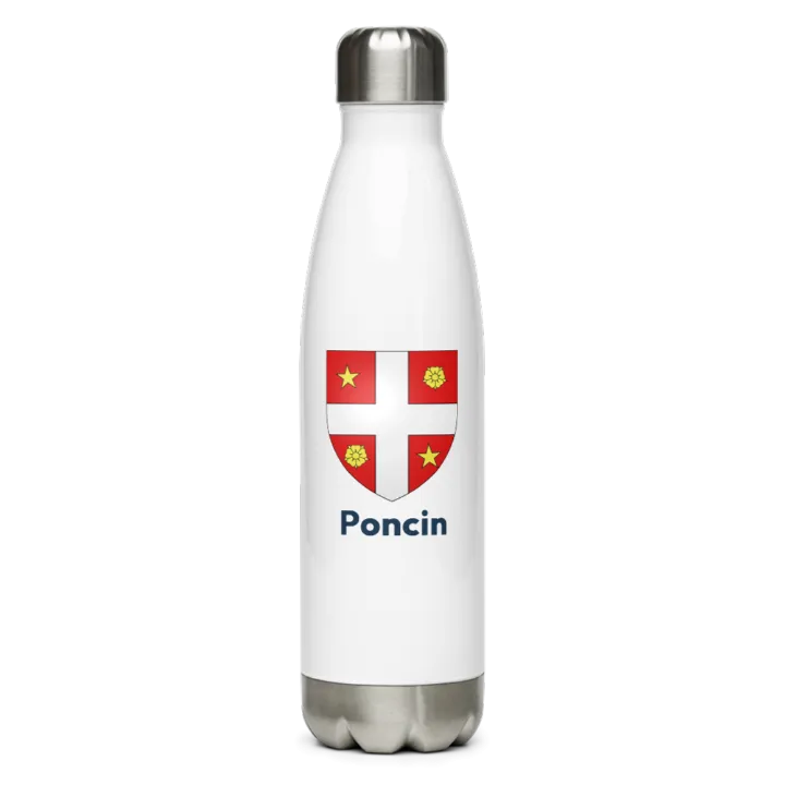Gourde inox blason de Poncin