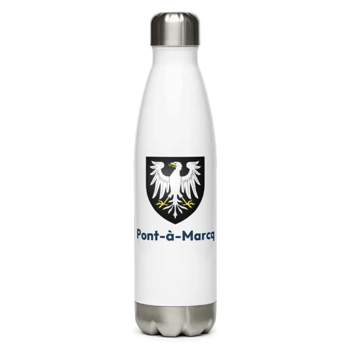 Gourde inox blason de Pont-à-Marcq