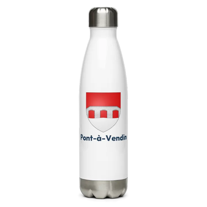 Gourde inox blason de Pont-à-Vendin