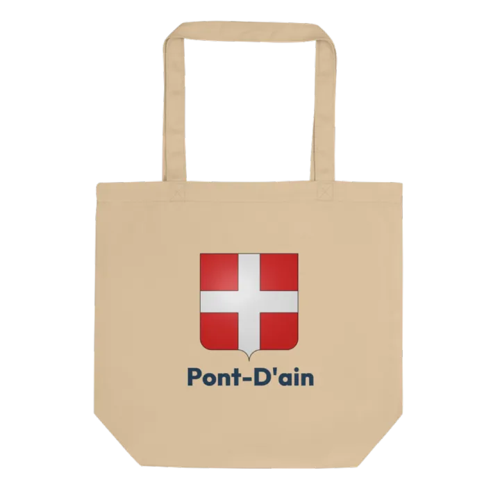 Tote bag coton bio — blason de Pont-d'Ain