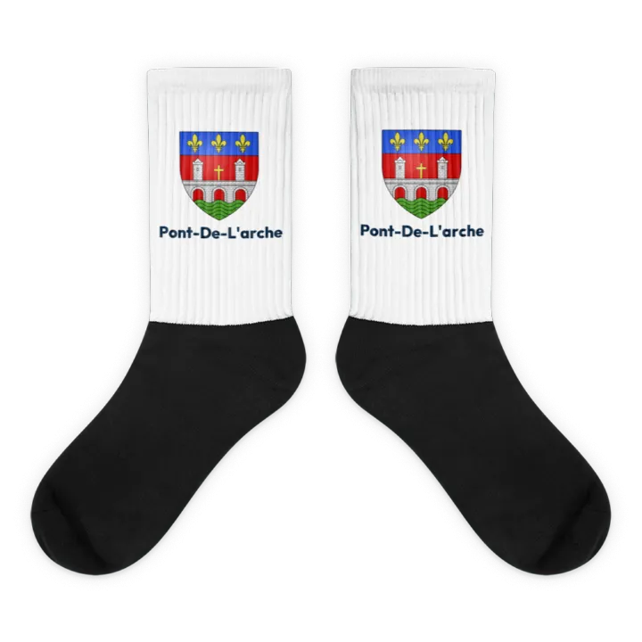 Chaussettes — blason de Pont-de-l'Arche