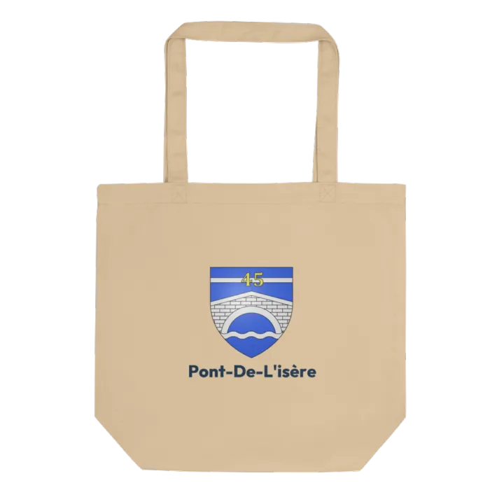 Tote bag coton bio — blason de Pont-de-l'Isère