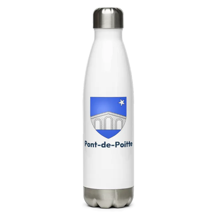 Gourde inox blason de Pont-de-Poitte