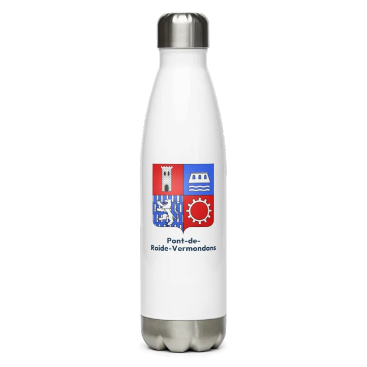 Gourde inox blason de Pont-de-Roide-Vermondans