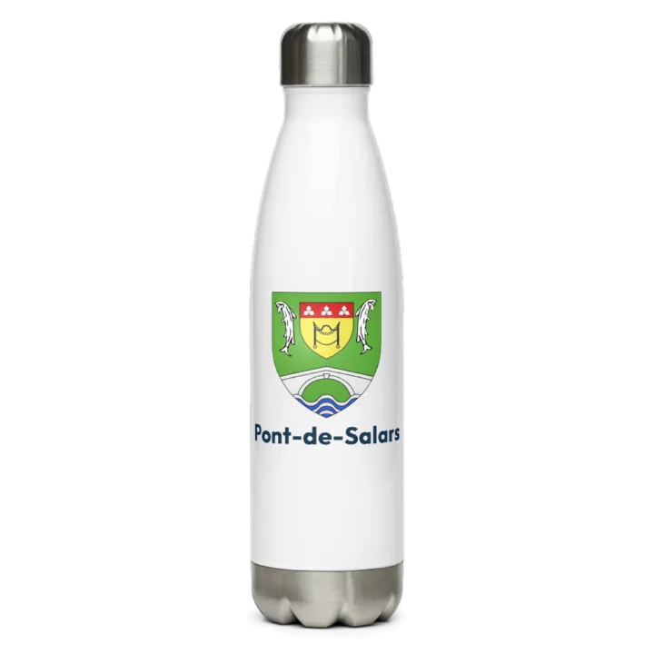 Gourde inox blason de Pont-de-Salars