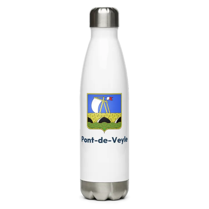 Gourde inox blason de Pont-de-Veyle