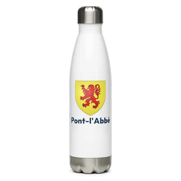 Gourde inox blason de Pont-l'Abbé