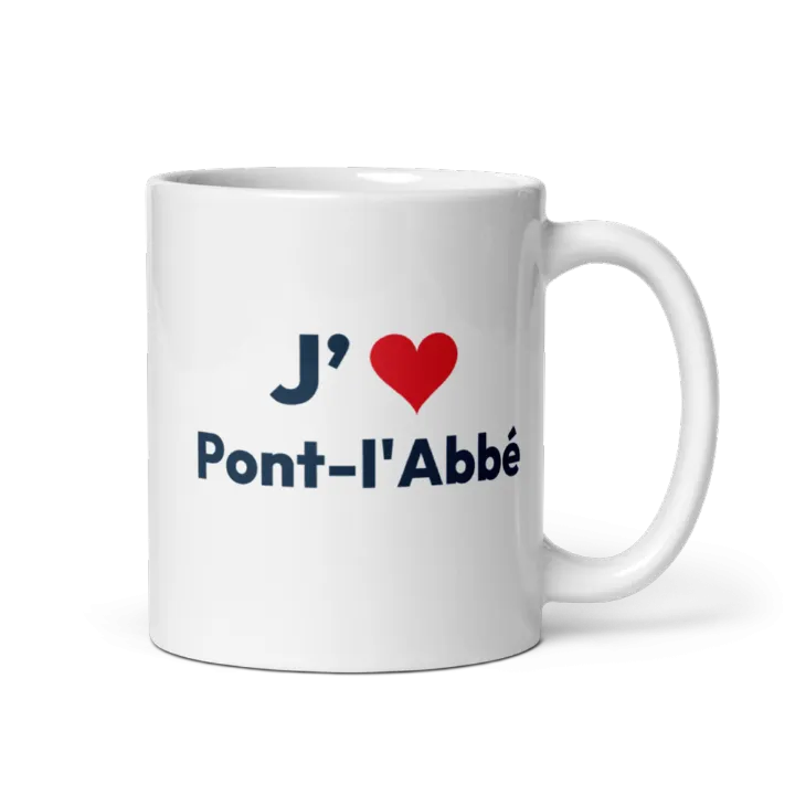 Mug « J’❤ Pont-l'Abbé »