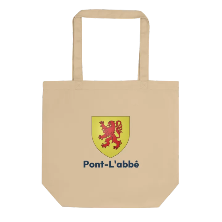 Tote bag coton bio — blason de Pont-l'Abbé