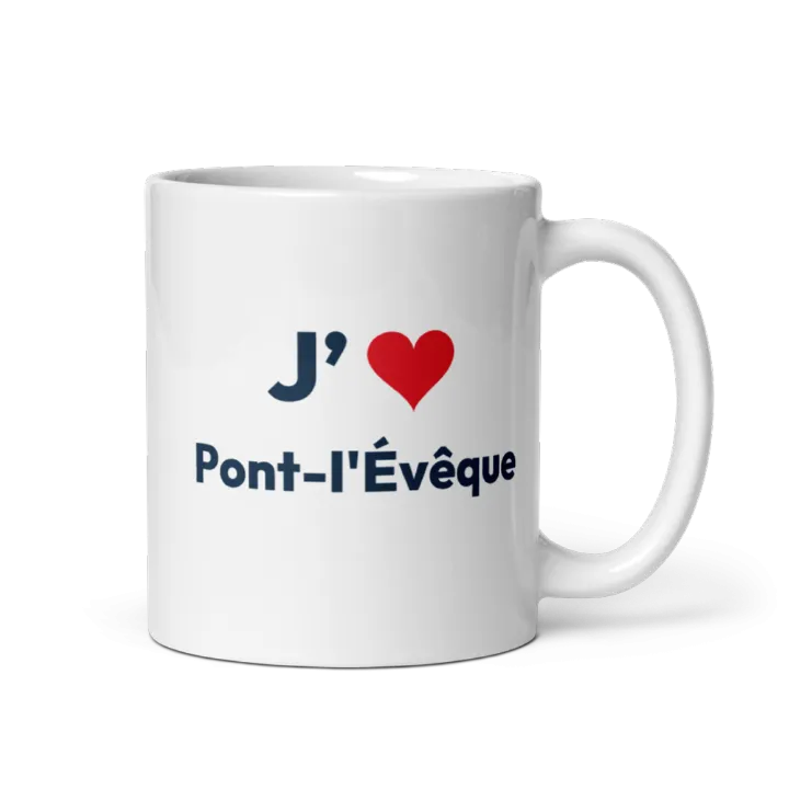 Mug « J’❤ Pont-l'Évêque »