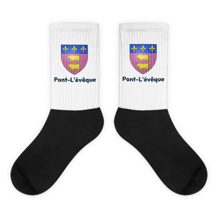 Chaussettes — blason de Pont-l'Évêque
