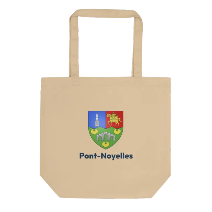 Tote bag coton bio — blason de Pont-Noyelles