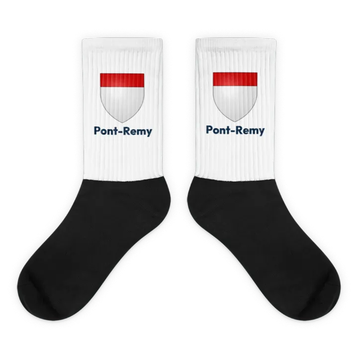 Chaussettes — blason de Pont-Remy