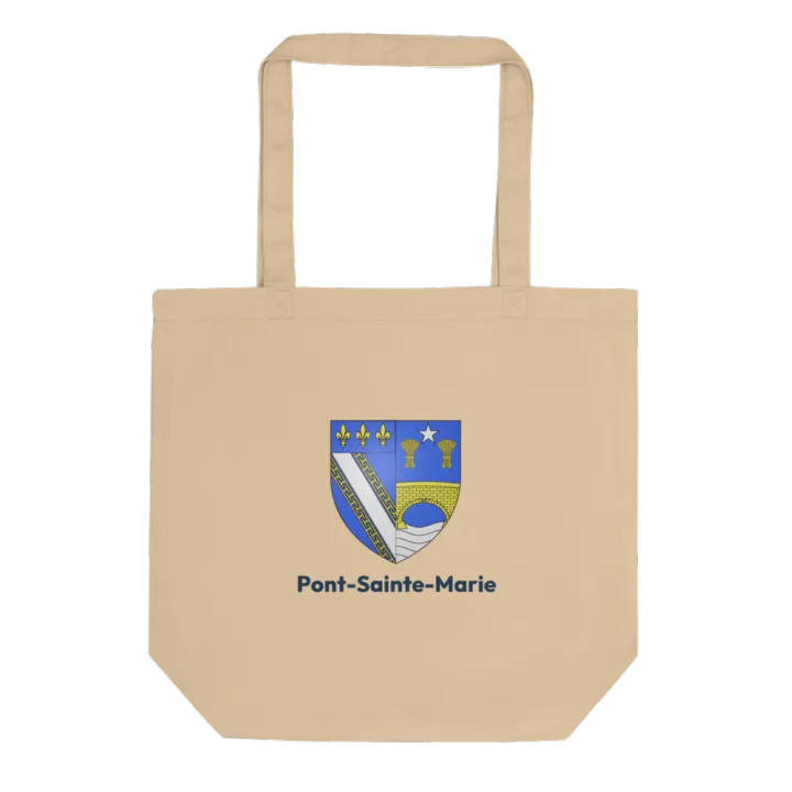 Tote bag coton bio — blason de Pont-Sainte-Marie
