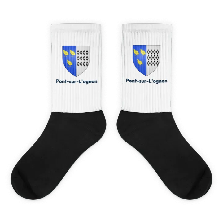Chaussettes — blason de Pont-sur-l'Ognon