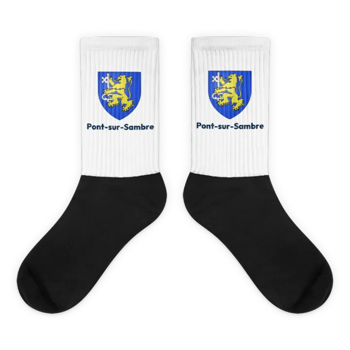 Chaussettes — blason de Pont-sur-Sambre