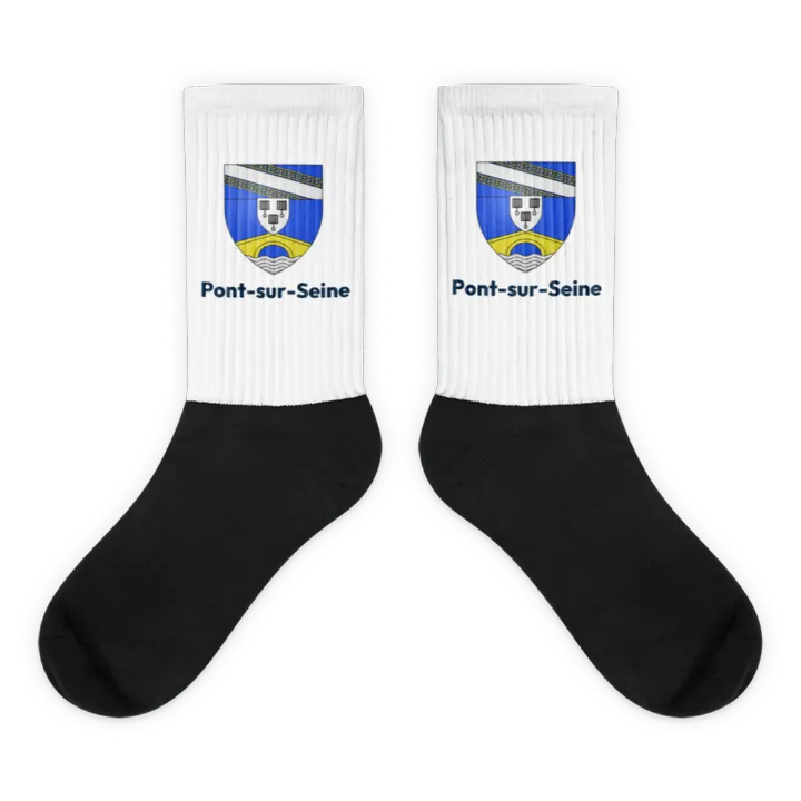 Chaussettes — blason de Pont-sur-Seine