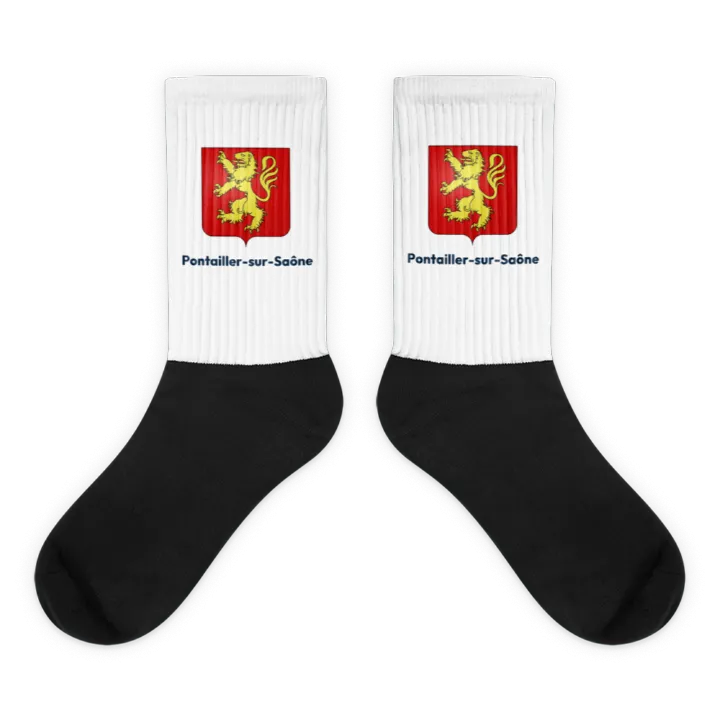 Chaussettes — blason de Pontailler-sur-Saône
