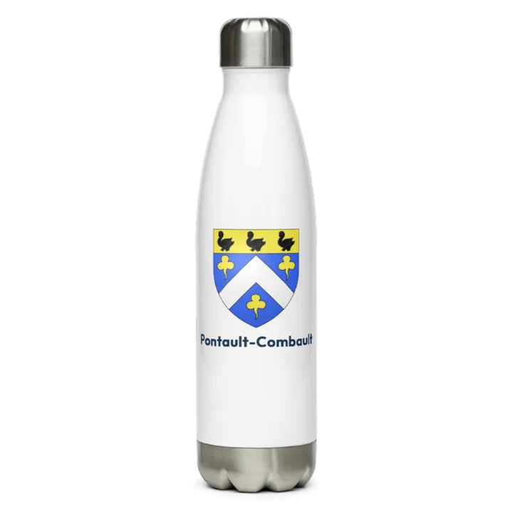 Gourde inox blason de Pontault-Combault