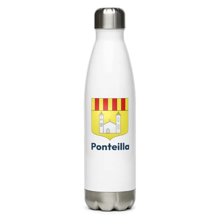 Gourde inox blason de Ponteilla