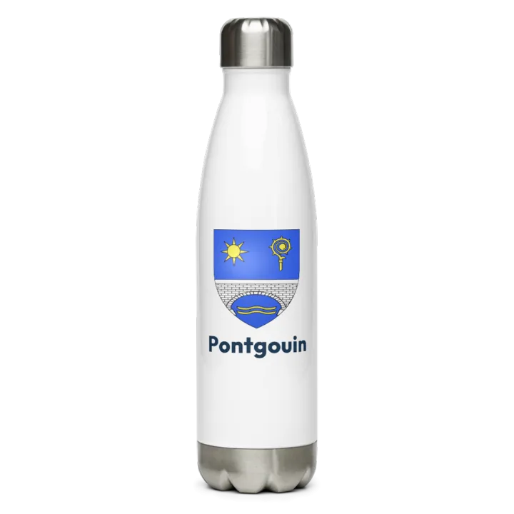 Gourde inox blason de Pontgouin