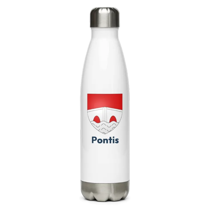 Gourde inox blason de Pontis