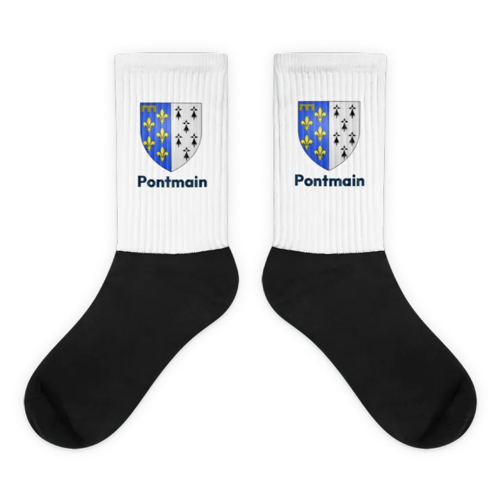 Chaussettes — blason de Pontmain