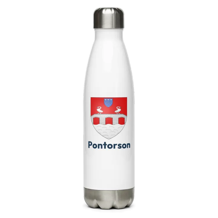 Gourde inox blason de Pontorson