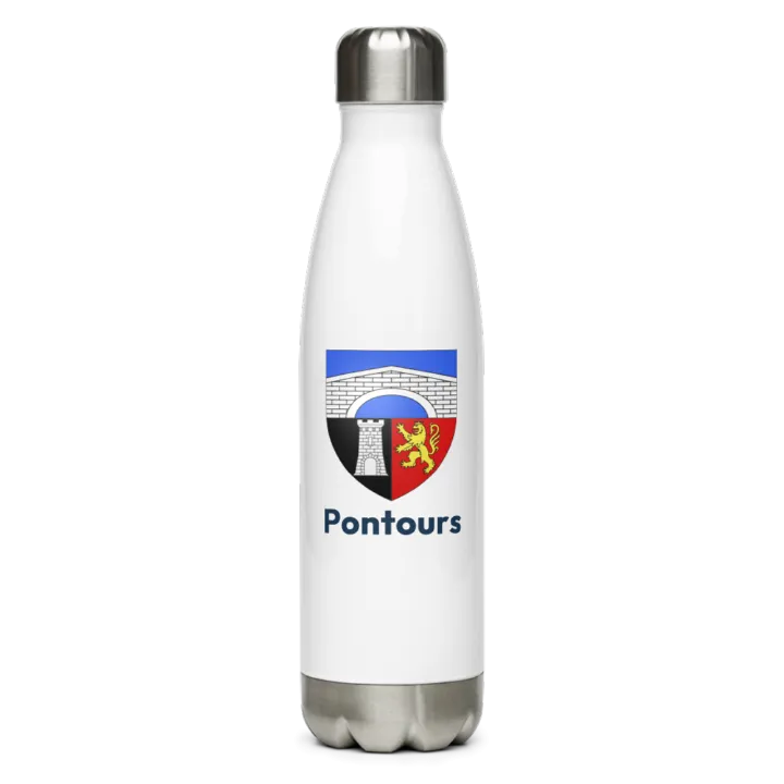 Gourde inox blason de Pontours