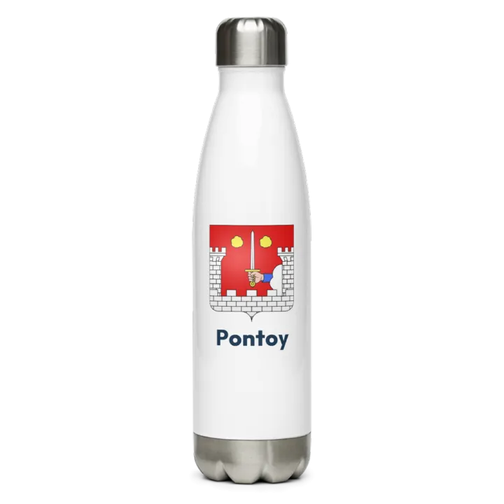 Gourde inox blason de Pontoy
