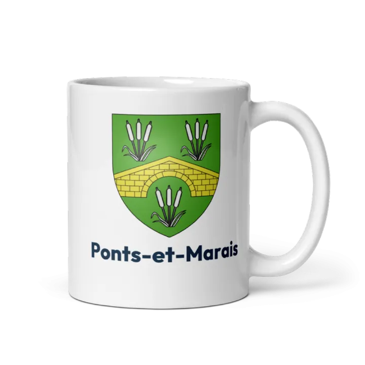 Mug blason de Ponts-et-Marais