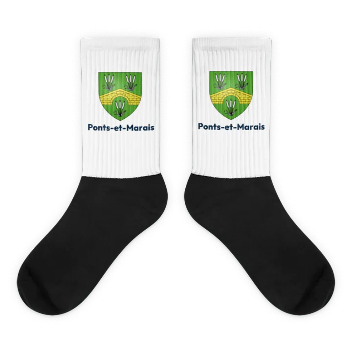 Chaussettes — blason de Ponts-et-Marais
