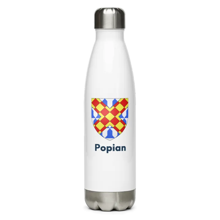 Gourde inox blason de Popian