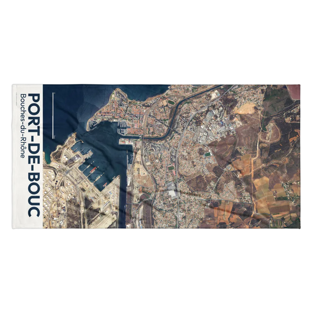Serviette cartographique — carte de Port-de-Bouc