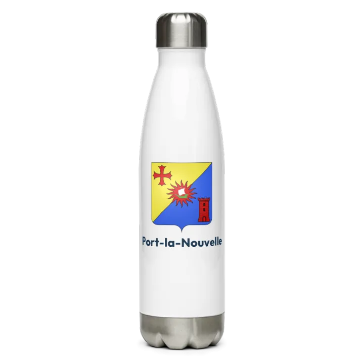 Gourde inox blason de Port-la-Nouvelle