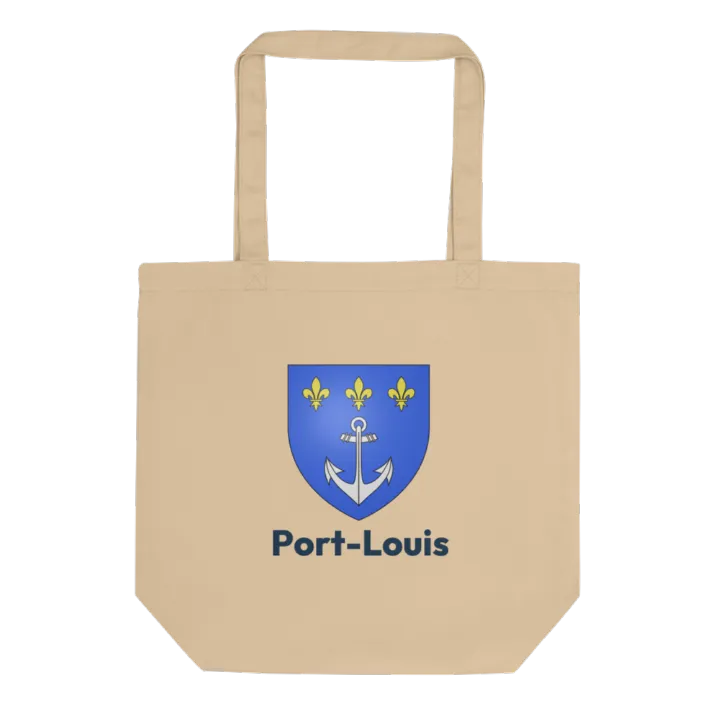 Tote bag coton bio — blason de Port-Louis