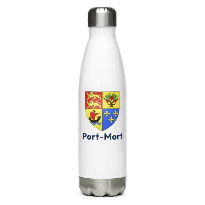 Gourde inox — blason de Port-Mort