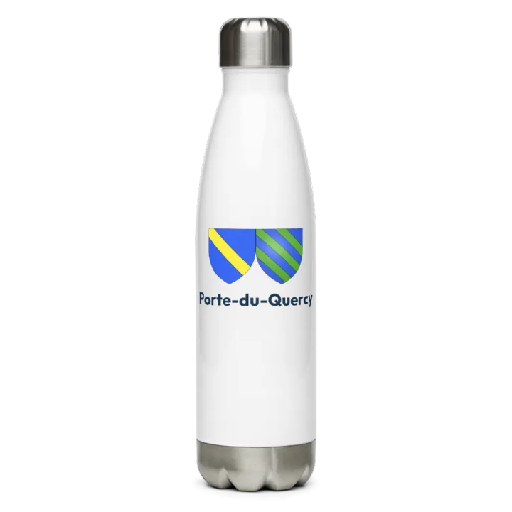 Gourde inox blason de Porte-du-Quercy