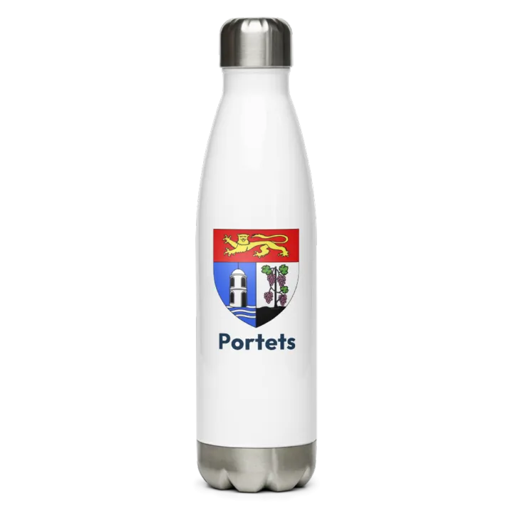Gourde inox blason de Portets