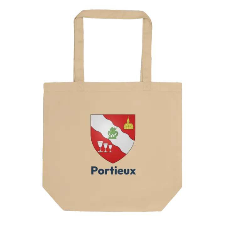 Tote bag coton bio — blason de Portieux