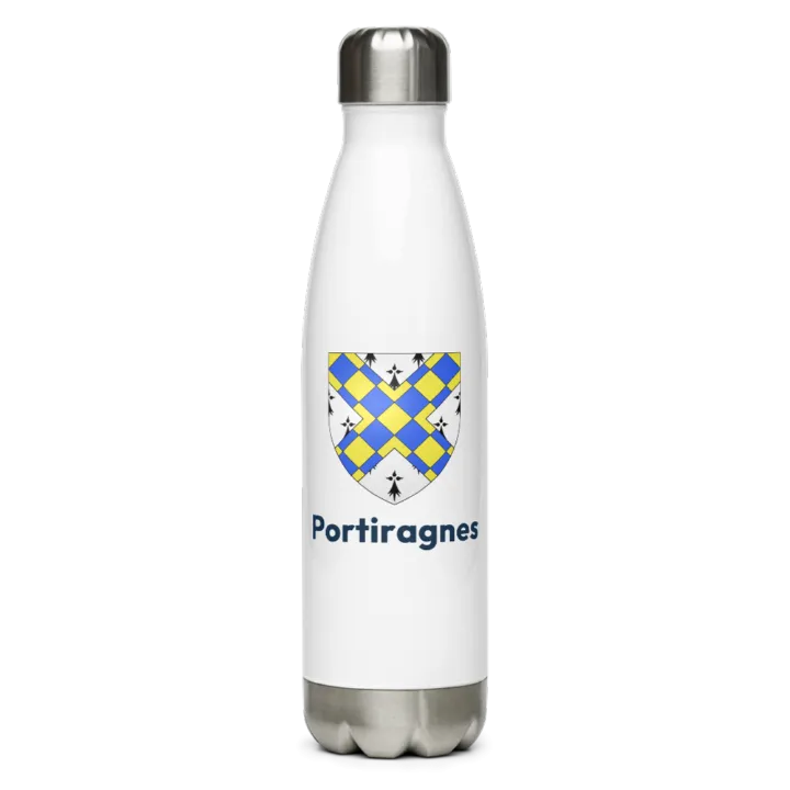 Gourde inox blason de Portiragnes